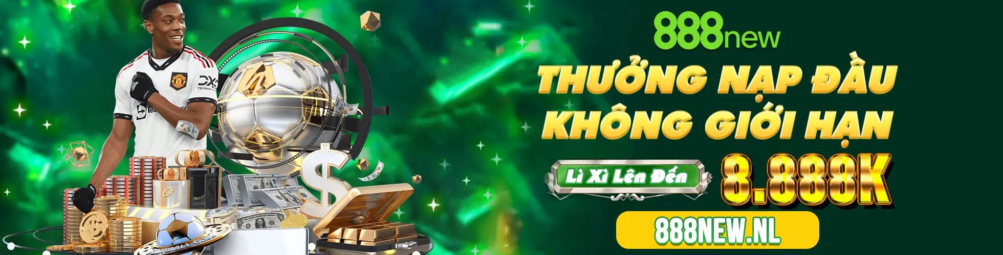 888new Thưởng nạp đầu không giới hạn